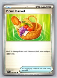 Picnic Basket 184/198 Scarlet & Violet Base Set