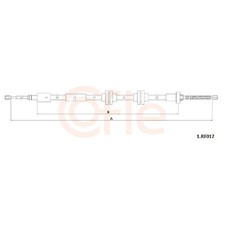 Handbremsseil hinten links für Nissan Juke F16 | 24132406