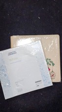 Creative Memories 12" x 12" Coverset Album Beige Christmas Noel  White Refill