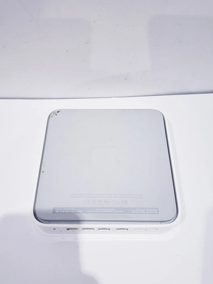 Базовая станция Apple AirPort Extreme A1408 802.11n двухдиапазонная  - Изображение 3 из 4