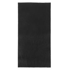 Full Grain Leather Sheet 23.6 x 11.8 Inch Natural Leather Pieces,Black