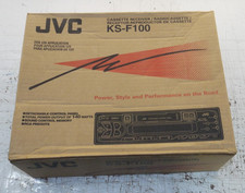 VINTAGE JVC KS-F100 Car Cassette Receiver | MINT IN BOX (NOS) | Complete Kit!