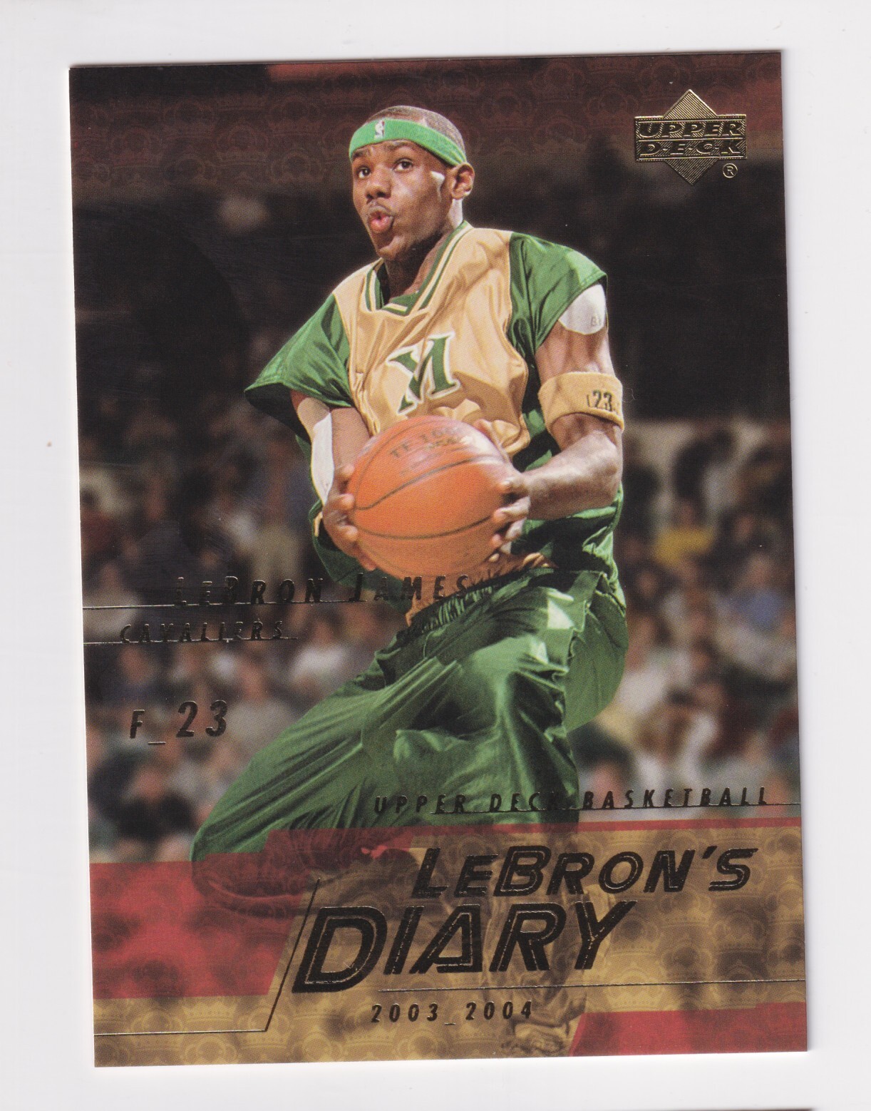 2003-04 Upper Deck LEBRON'S DIARY #LJ4 LeBRON JAMES RC Rookie QTY AVAILABLE