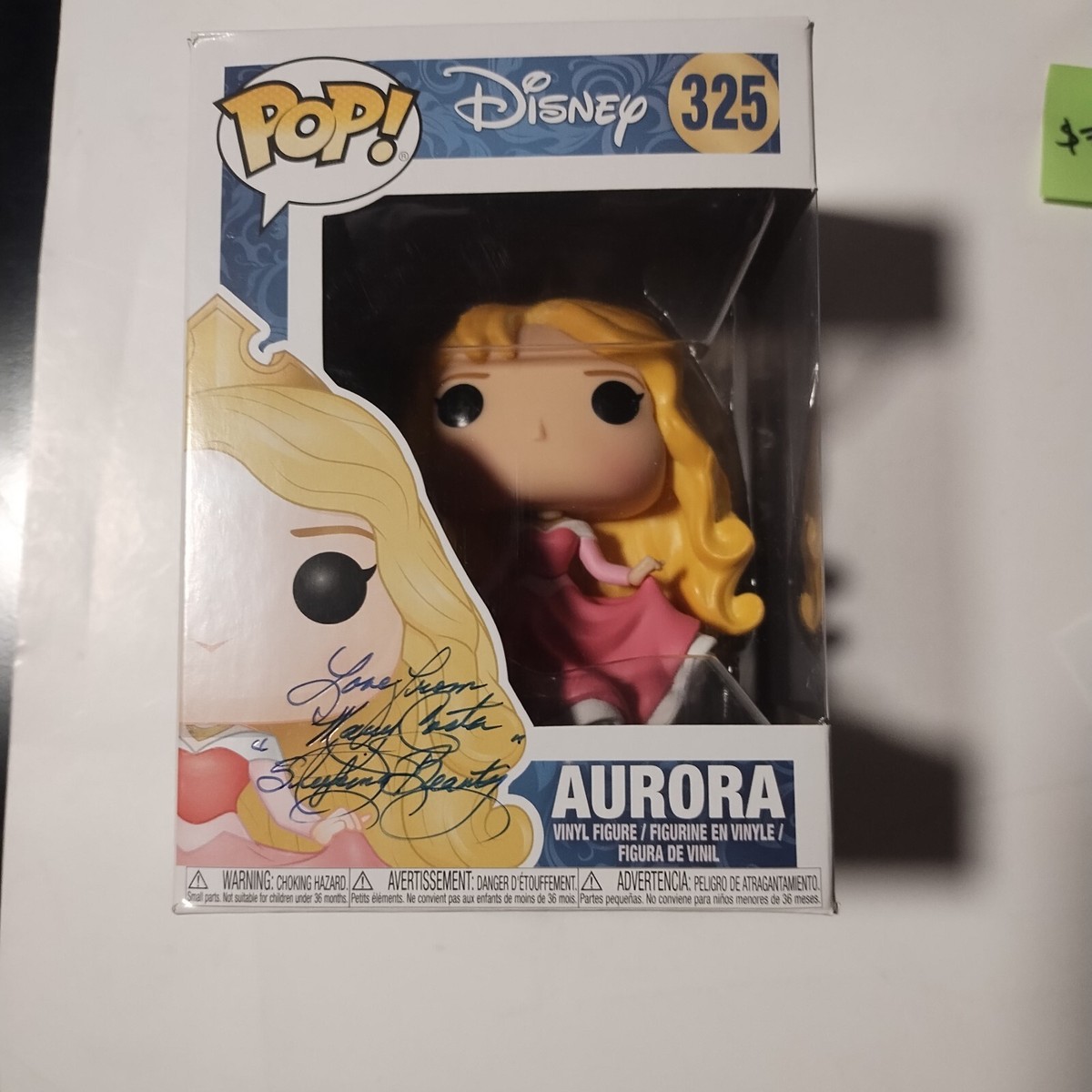 SLEEPING BEAUTY SIGNED AURORA MARY COSTA FUNKO POP 325 JSA SLEEPING BEAUTY SIGNED AURORA MARY COSTA FUNKO POP 325 JSA