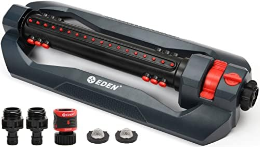Eden Irrigatore oscillante turbo per grande cortile e prato W/Quick Connector St