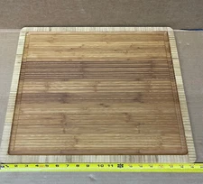 XL Bamboo Cutting Board / Universal Silent Top Camco 43541,   19.5in X 17in