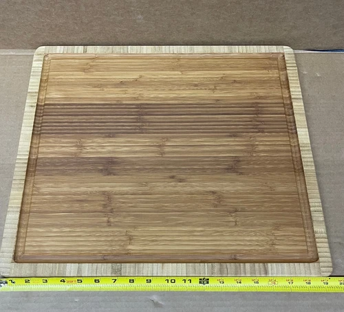XL Bamboo Cutting Board / Universal Silent Top Camco 43541, 19.5in X 17in