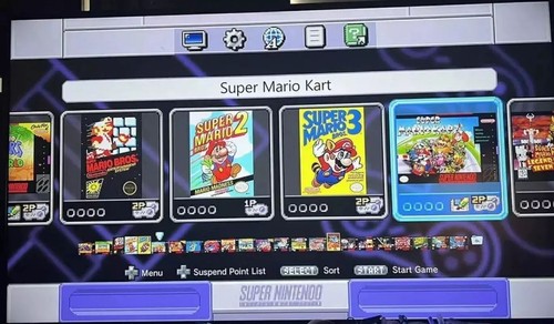 Nuevo Mini Sistema de Entretenimiento Super Nintendo Clásico SNES Incluye 21 Juegos - Imagen 8 de 8