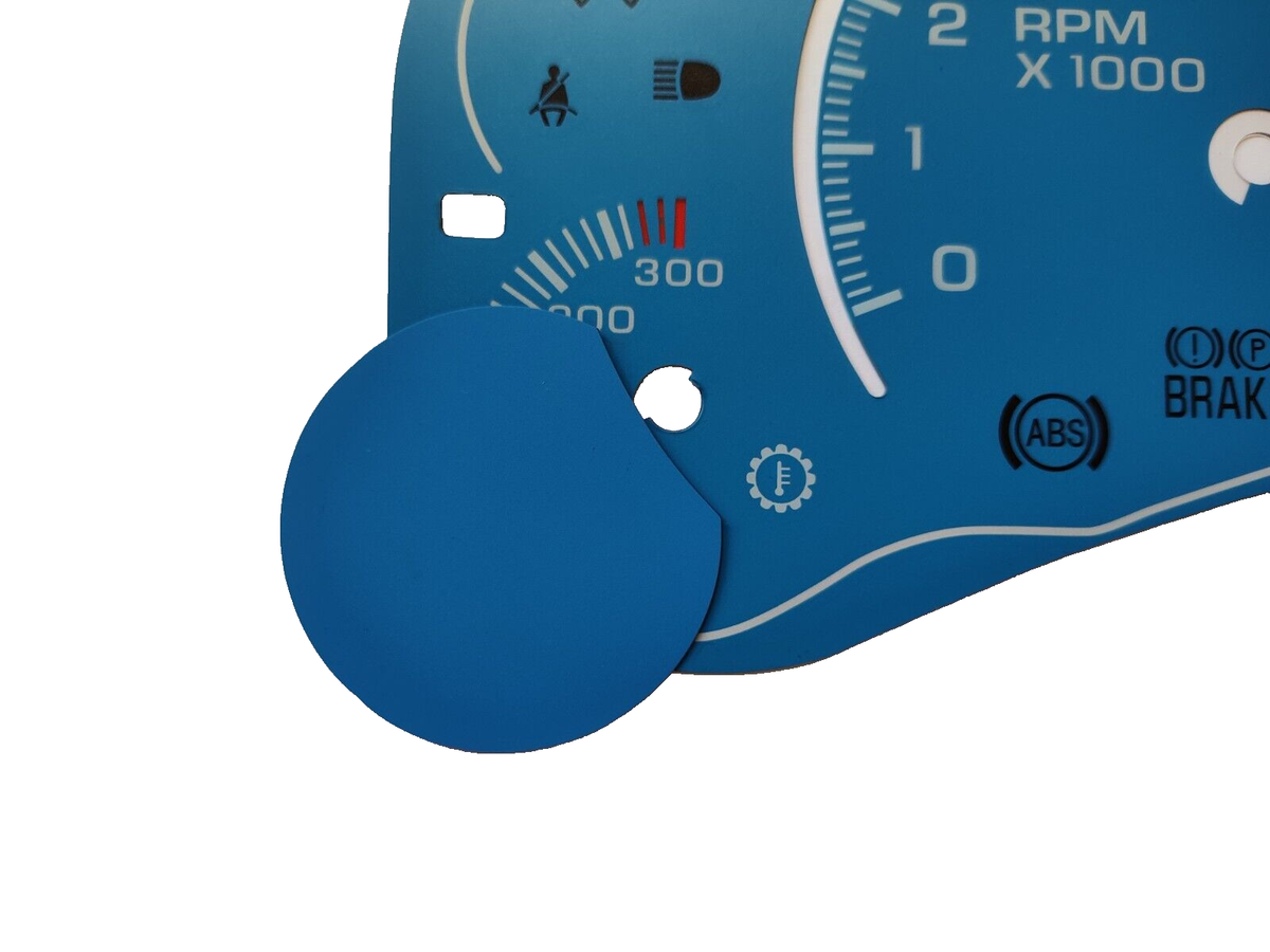 LED Edition Custom Gauge Face Overlay For 2003 04 05 GM Instrument Clusters New - Foto 4