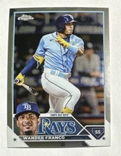 2023 Topps Chrome Wander Franco #71 Tampa Bay Rays MLB Baseball Sharp Corners