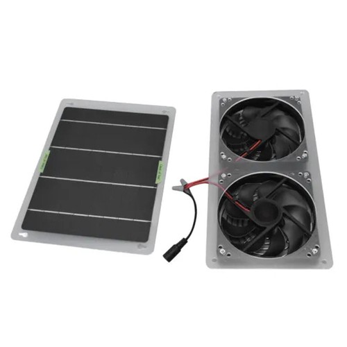 100W Solar Panel Fan Ventilator Exhaust Fan Kit for Greenhouse Shed Chicken CoJS - Picture 11 of 22