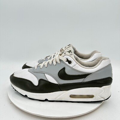 Nike Air Max 90/1 Men Size 11.5 AJ7695-107 Black White Grey Training Shoes