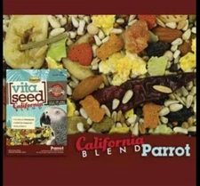 Higgins Vita California parrot blend seed fruit nuts diet parrot African
