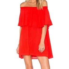 Show Me Your Mumu Brooks Dress Medium Tomato Red