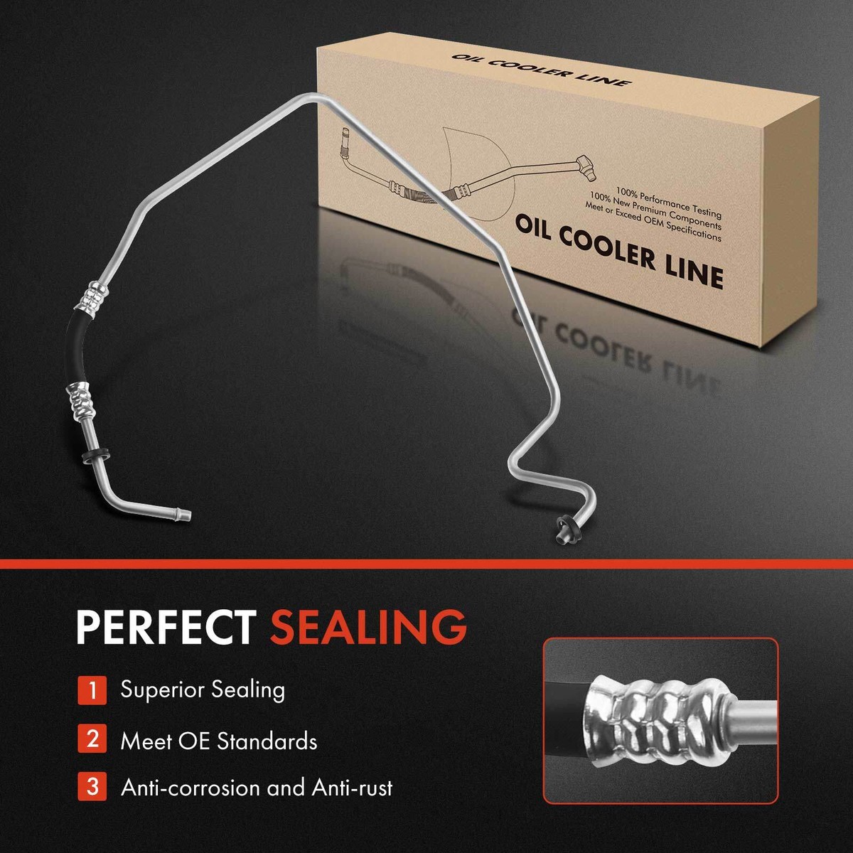 Transmission Oil Cooler Line for Cadillac CTS 2004-2007 V6 2.8L