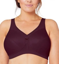 Glamorise WINE Magic Lift Active Support Bra, US 40DD, UK 40DD