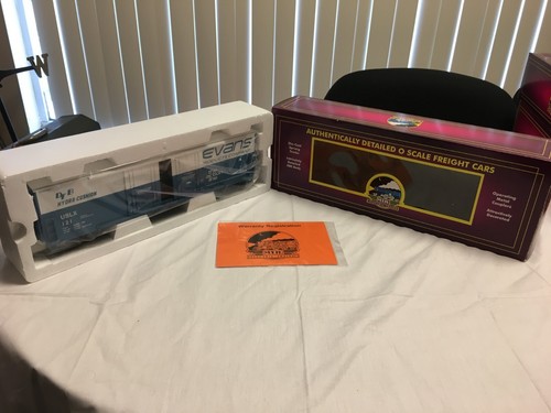 MTH Evans (#121) 50' Dbl. Boxcar puerta enchufable escala O 20-93514 | Zustand: New