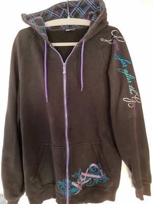 K1X Jacke Größe XL, Zipper Basketball Skater HipHop Vintage Schwarz Kickz 90er 