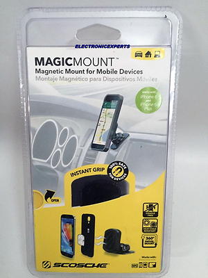 SCOSCHE MAGIC MOUNT Car Cell Phone Tablet Gps Cradle Mobile Device Holder Magnet