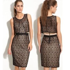 Marc by Marc jacobs dahlia lace cutout dress size XS 