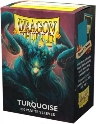 Dragon Shield 100ct Box - Turquoise Matte Sleeves