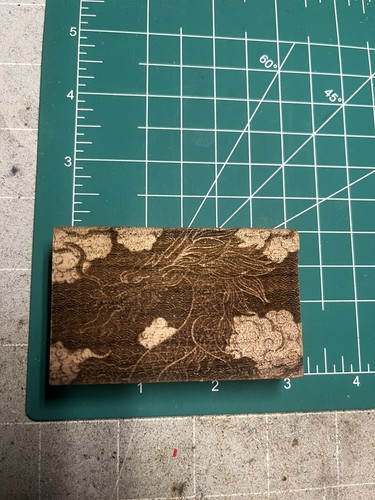 Japanese Walnut Engraved carved Dragon - 第 3/4 張圖片
