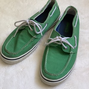 sperry top sider green