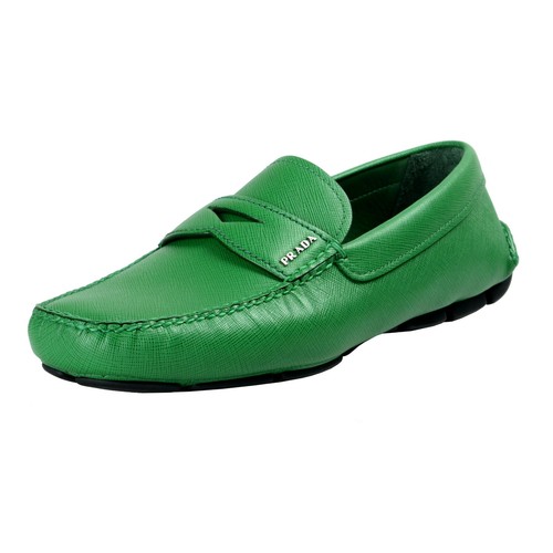 PRADA Uomo Saffiano Pelle Mocassini Scarpe da Guida 7 8 8.5 9 9.5 10 10.5  11 | eBay