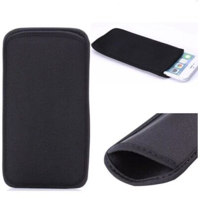 For iphone 16 15 14 13 12 11 Pro Max XS mini  Elastic Neoprene Pouch Bag Sleeve