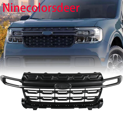 Front Grille Grill Assembly For 2022-2023 Ford Maverick Matte