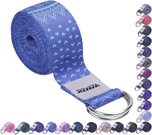 Yoga Strap by RDX, Yoga Mat Strap, Yoga Blocks and Strap, D-Ring Buckle - Picture 54 of 89