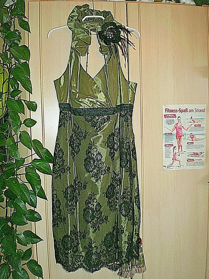 mega designer taft kleid Linea Raffaelli festlich hochzeit bolero NP 1200€ uk 16 - Bild 2 von 4