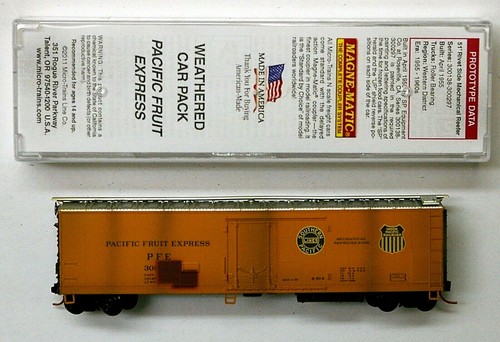 MTL Micro-Trains 06952190 PFE 300217 mecánico refrigerador coche FW desgastado de fábrica | Zustand: New