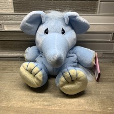 Retired Precious Moments Tender Tails Baby Elephant Plush Beanie With Tag