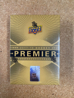 2017/18 Upper Deck Premier Hockey Factory Sealed Hobby Box