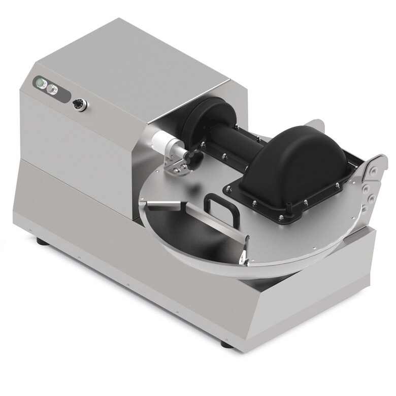 12 Liter Kutter 3er Messerkopf 600-2600 U/min Tischkutter Edelstahl Kutter NEU