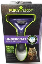 FURminator Undercoat deShedding Tool for Medium/Large Long Hair Cats Over 4.5 kg