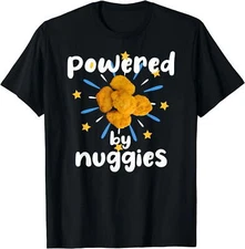 Powered by Nuggies Funny Chicken T-Shirt