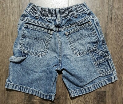 Plus Size Elastic Waist Denim Shorts