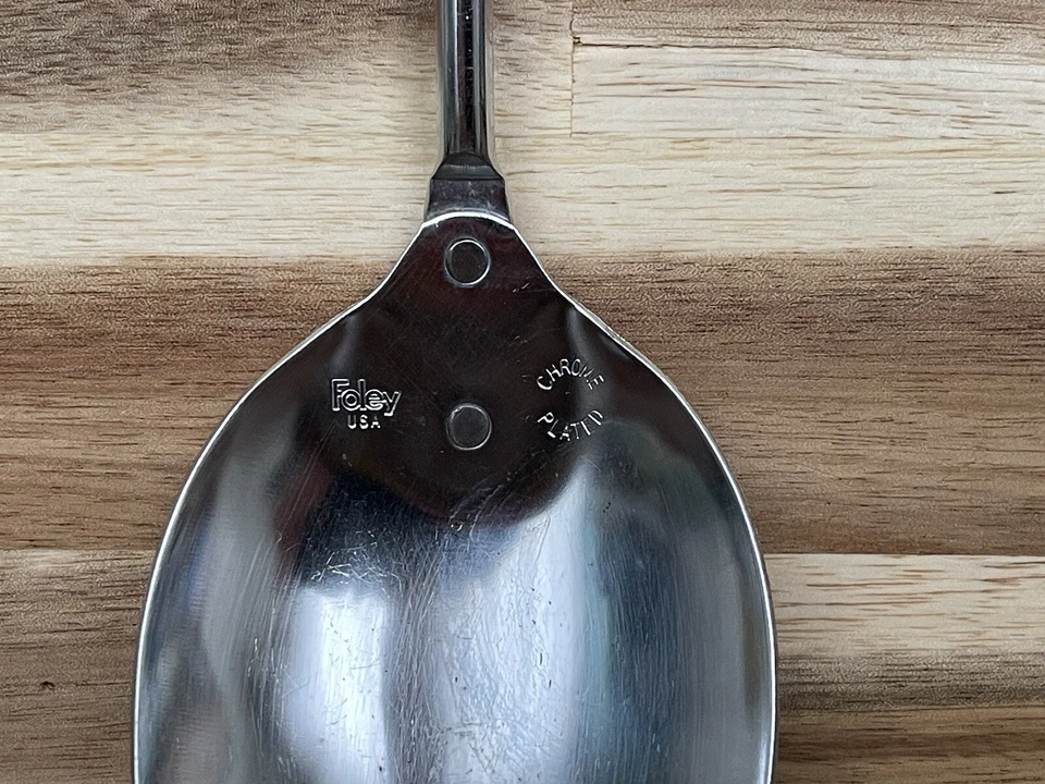 Vintage Foley Serving Spoon Stainless Steel Serving Spoon12" - Image 2 of 4