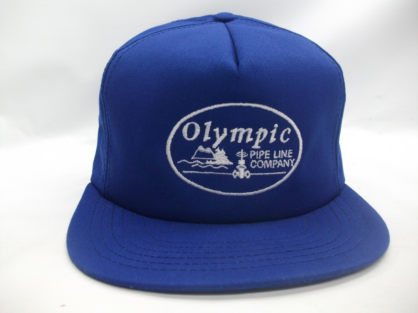 Olympic Pipeline Company Hat Vintage Blue Snapback Ba… Gem