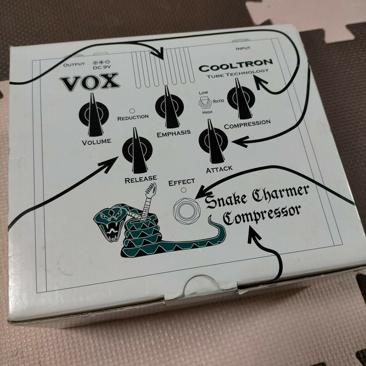 USED VOX COOLTRON CT-05CO SNAKE CHARMER COMPRESSOR ELECTRIC GUITAR