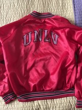 UNLV CHALK LINE VINTAGE NYLON XL JACKET MADE IN USA REBELS