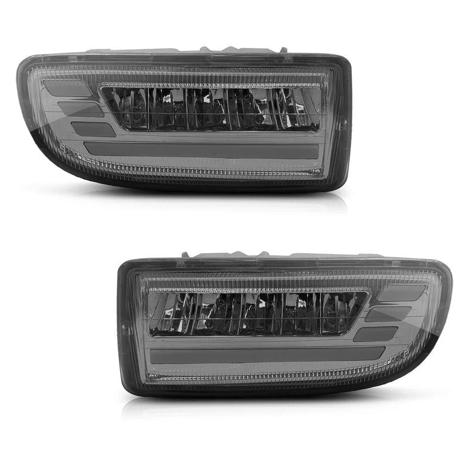 Faros antiniebla faros de parachoques con DRL para Toyota Land Cruiser 1998-2007 100 LC100 LED Foto 2 de 4