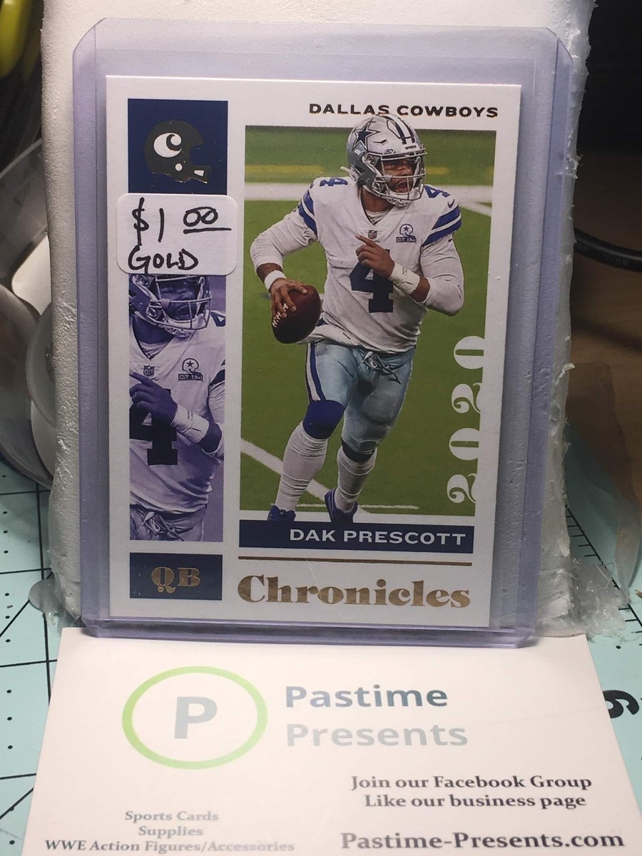2020 Chronicles #26 Dak Prescott Gold Dallas Cowboys | eBay