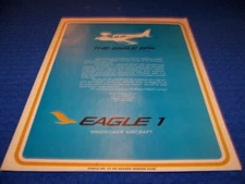 1970 WINDECKER EAGLE 1 "THE EAGLE ERA.."..1-PAGE SALES AD (93KK)