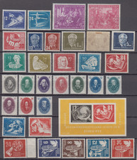 DDR, Jahrgang 1950, postfrisch/ungebraucht