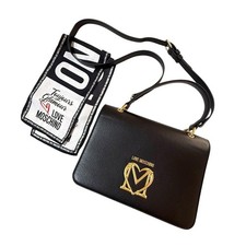 Borsa LOVE MOSCHINO LOVEMOSCHINO nero oro taglia 25