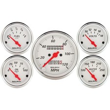 Autometer For 1300 5-piece Automotive Gauge Kit With Speedometer Oil Water Autometer For 1300 5-piece Automotive Gauge Kit With Speedometer Oil Water