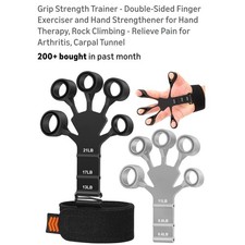 Grip Strength Trainer Finger Exerciser Hand Strengthener 6 Resistance Levels NEW